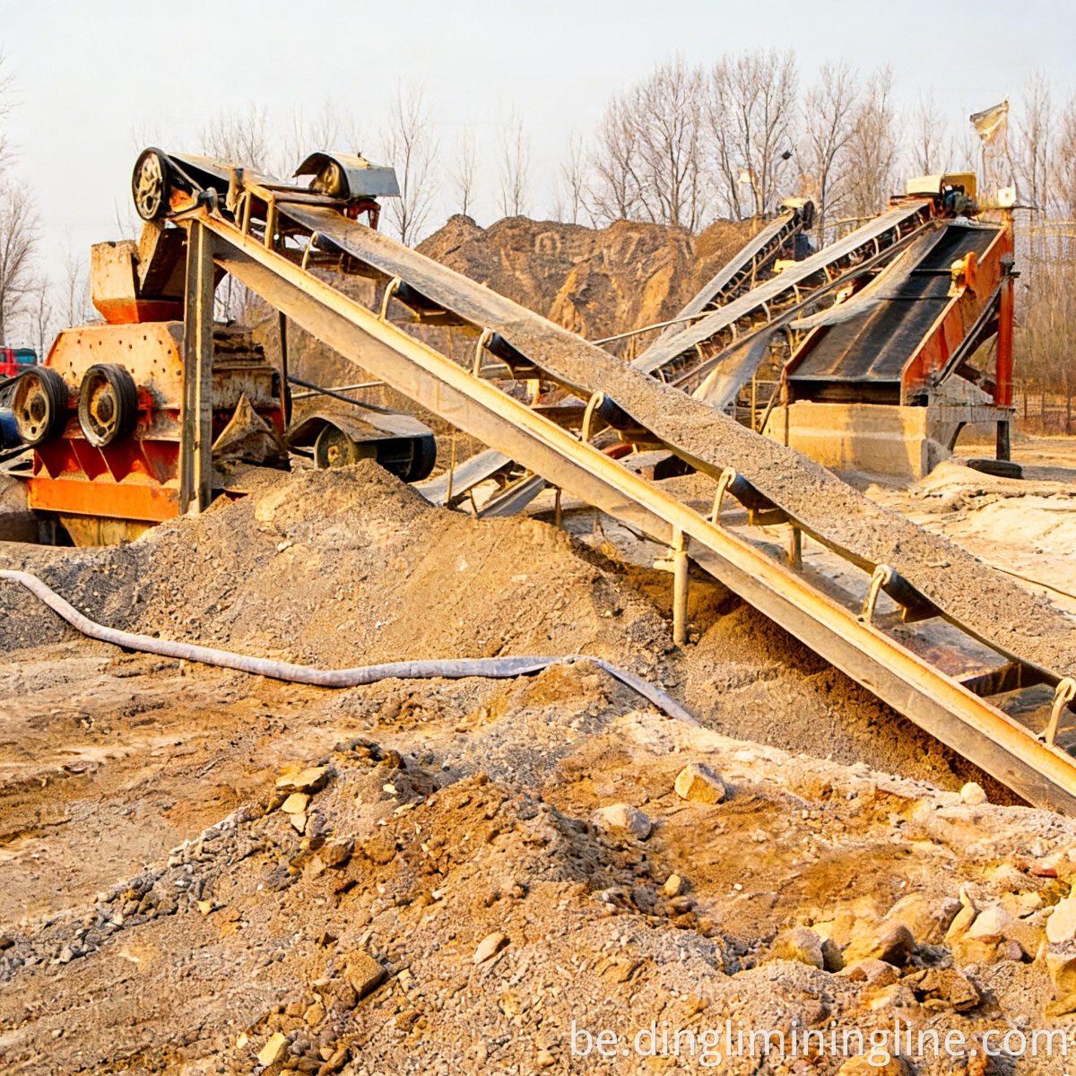 Малы завод па вытворчасці пяску Small Scale Sand Making Plant